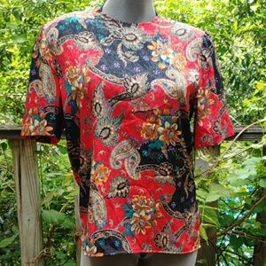 Vintage 70s/80s Paisley Blouse